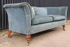 1910 Howard and Sons Baring sofa on turned legs _5.JPG
